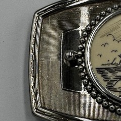 Vintage Maui Sailing Ship Belt Buckle Silver Tone Nautical