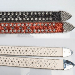 Rhinestone Western Belt Luxury Studded Belts for Men/Women Strap Diamond Belts