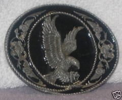 1991 SISKIYOU BELT BUCKLE G-5 EAGLE VERY NICE