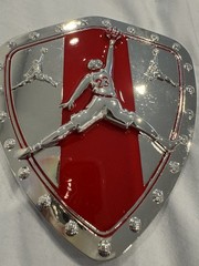 Jordan Belt Buckle #23 silver black new Jumpman Chicago bulls tarheels metal