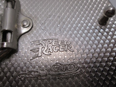 Speed Racer Belt Buckle Racing Theme Enamel 3 in. Oval Cartoon Hero