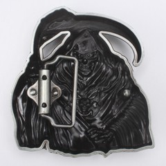Skull Death Belt Buckle Western Cowboy Motorcycle Riding Belt Buckle