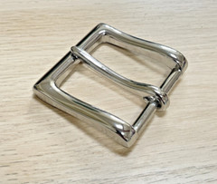 Silver 1 1/2inches (38 mm) Single Tongue Prong Square Belt Buckle Silver NEW