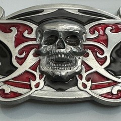 Great American Products 2006 Skull Belt Buckle Fashion Accessory Made in Mexico