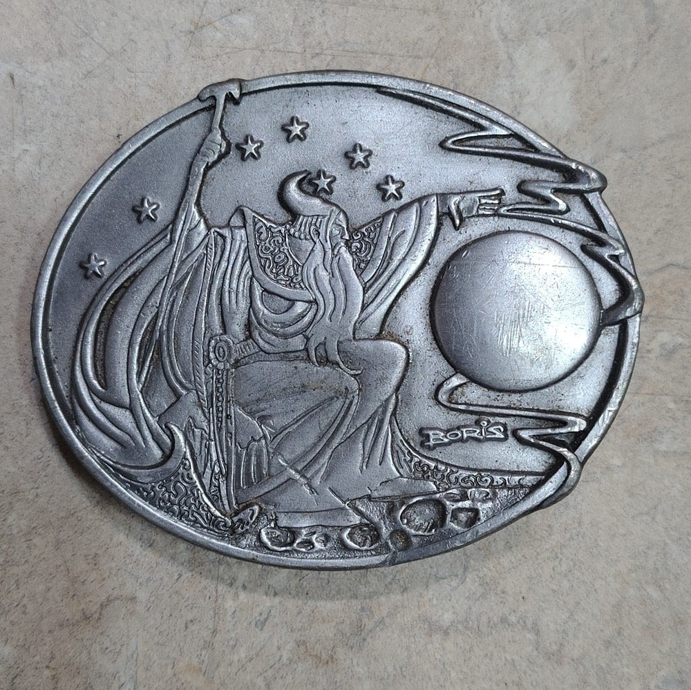 Vintage 1992 Boris Vallejo The Dragon Belt Buckle Siskiyou Buckle Co USA E-8