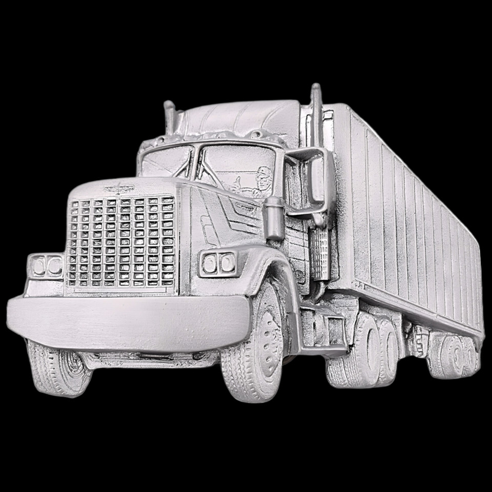 Semi Truck Driver Long-haul Trucker Belt Buckle
