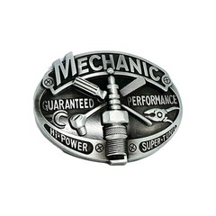 Mechanic Belt Buckle Biker Car Mechanic Wrench Spanner Grease Monkey Buckle Only