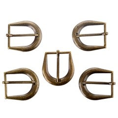 Durable 42mm*32mm D-Ring Belt Buckles DIY Leathercraft Men&rsquo;s Accessories 5pcs