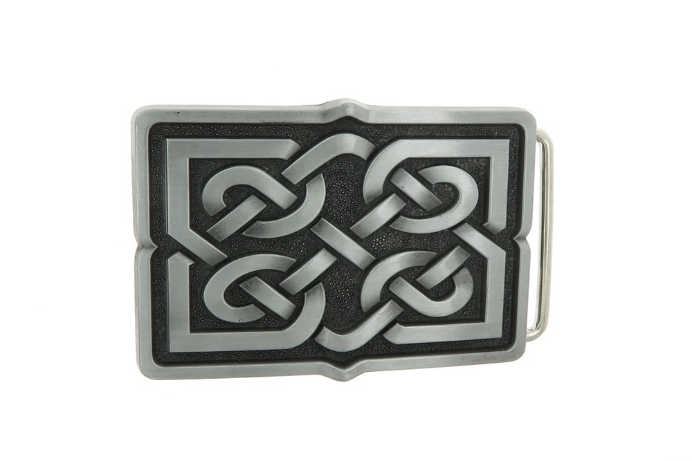 Celtic Cross Knot Rectangle Belt Buckle