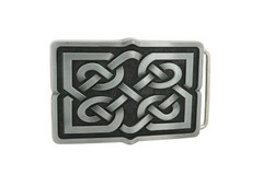 Celtic Cross Knot Rectangle Belt Buckle