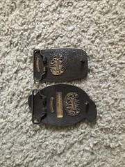 2x Chimney Creek Operating Co. Gold Fields Belt Buckles Solid Bronze Limited Edt