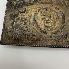 Nice Vintage Colt&rsquo;s Mfg. Co. Police Dept&rsquo;s Bank&rsquo;s Express Co. Belt Buckle