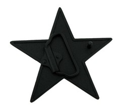 Star Belt Buckle Badge Sheriff Silver Gold Metal Rodeo Fashion Party Costume Big