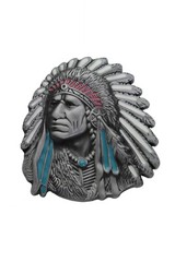 Men Women Silver Metal Western Fashion Belt Buckle Cowboy Native American Indian