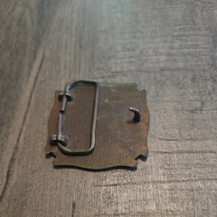VOLUNTEER FIREFIGHTER BELT BUCKLE VINTAGE