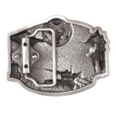 United States Army Belt Buckle American Cowboy Motorcyclist (ARM-01)