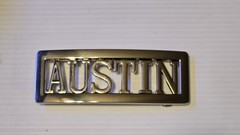 AUSTIN Custom Personalized Name Belt Buckle -Put your name or word on Buckle