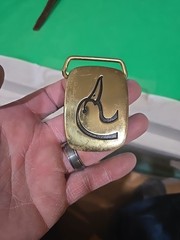 RARE 1978 BTS SOLID BRASS BELT BUCKLE * DUCK HEAD * MADE IN USA. *(A)