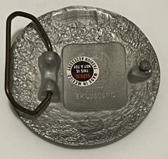 D.C. United Logo Belt Buckle Silver Pewter Soccer Ball Fanatics Tifo Culture