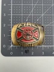 Vintage 1981 Fire Fighter Belt Buckle (21)