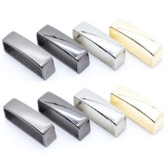5X 40mm Solid Brass Belt Loop Belt Buckle Keeper Loop Ring Metal Accessories US