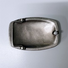 Vintage Silver Plated Cross Knot Solid Brass Belt Buckle BS020SL