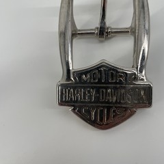 Harley-Davidson Belt Buckle Mens Silver Metal Shield Logo USA Motorcycles 2&Prime;x3&Prime;