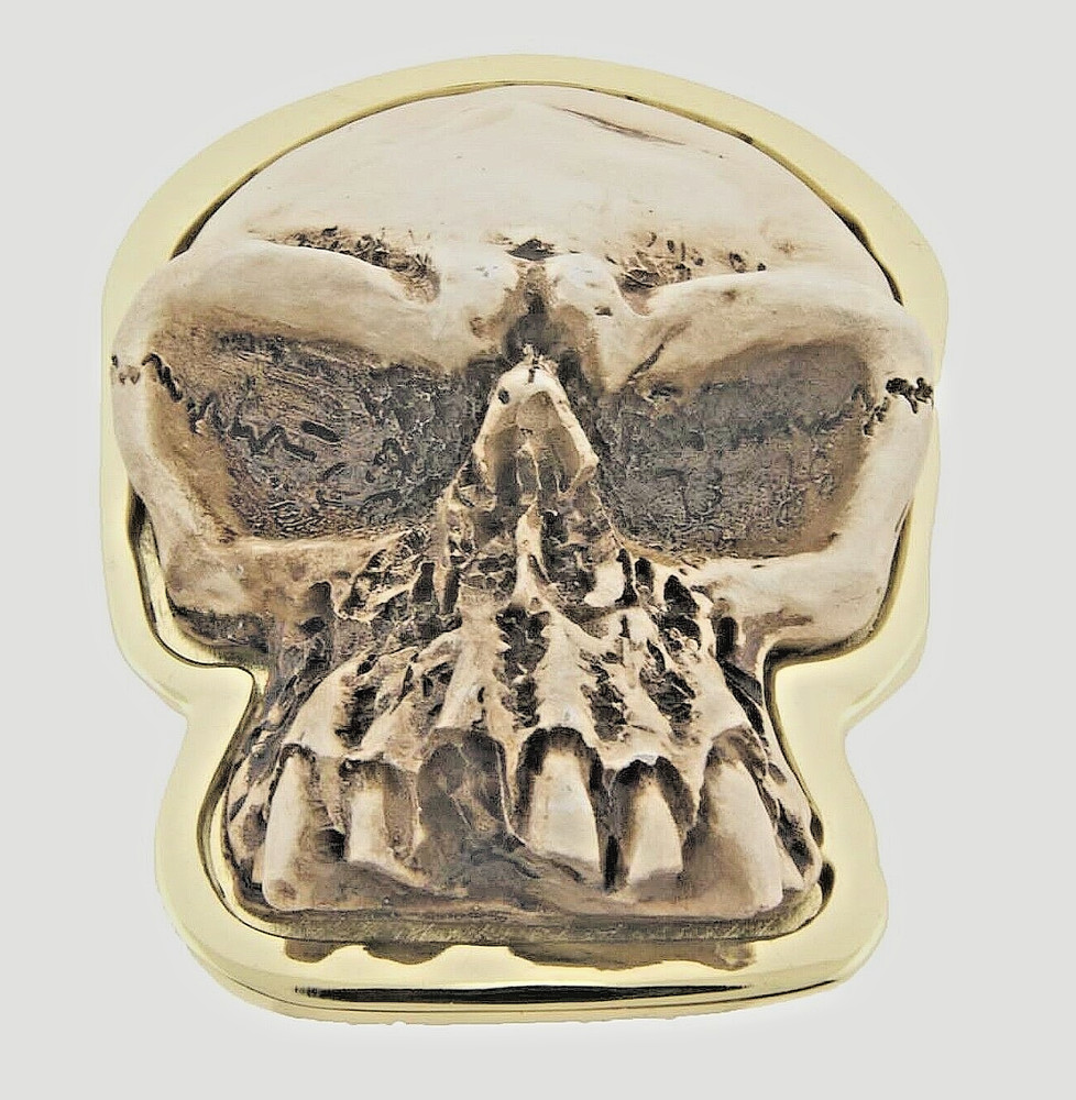 Skull Belt Buckles Halloween Costume Party Skeleton Cosplay GOTHIC TATTOO MEN