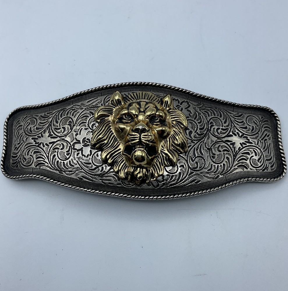 Rare Find Classico Italia Lion Head Belt Buckle,Vintage Belt Buckle, A183 Italia