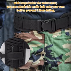 Tactical Equipment Nylon Molle Waist Belt Combat Battle Load Patrol Belt Padded