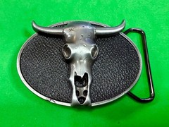 Southwestern Longhorn Skull WaistLand 2006 Belt Buckle by Silver Moon Creations