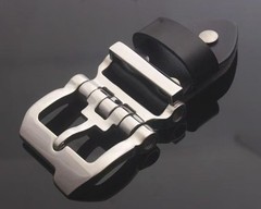Stainless steel belt buckle head for men&rsquo;s anti allergic needle buckle belt head