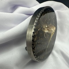 Authentic Taxidermy Western Diamondback Rattlesnake Head Resin Belt Buckle