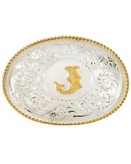 Montana Silversmiths Initial "J" Belt Buckle – 700J