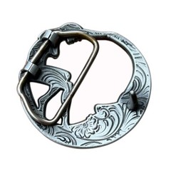 Moon and Beauty Western Cowboy Belt Buckle for Men & Women Rodeo Casual Wear