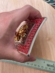Western Buckle Gold Silver Red Horse Head Cowboy Buckle Fit 2 » Hebilla Vaquero