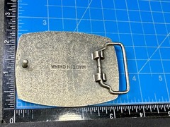 Creepy Skull Engraved Halloween Cosplay Gothic Punk Silver Color Belt Buckle