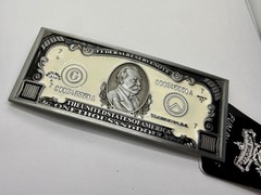$1,000 US Dollar Federal Reserve Note The United States of America Belt Buckle