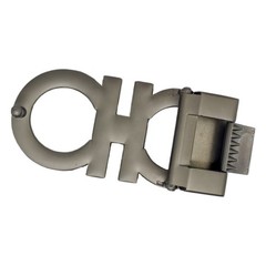 Brushed gunmeta Ferragamo Alloy Classic belt Buckle for 34-35mm belt Men