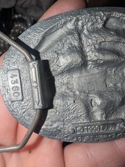 Vintage Vietnam Veteran Belt Buckle Great American Buckle Co. 1996
