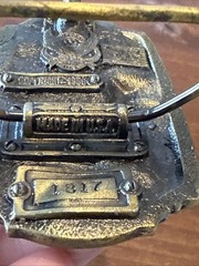 VTG HUNTING belt buckle SPORTSMAN deer duck WESTERN cowboy Made In USA