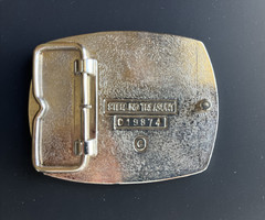 100 Years of Liberty 1886-1986 Belt Buckle – Sterling Treasury Original Box NOS