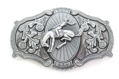 New Men Motorcycle Silver Metal Western Belt Buckle Rodeo Horse Cowboy Filigree