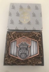1994 Harley Davidson POLICE 1 Belt Buckle On Patrol Since 1909 RARE / NOS in Box
