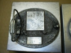 2 Vintage Belt Buckles, Marion, Kansas, County Courthouse/Hill School Building