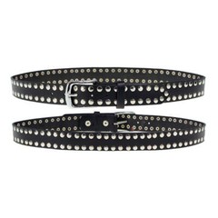 Milwaukee Leather MP7100 Men&rsquo;s Studded Genuine Leather Belt for Biker w/ Buckle