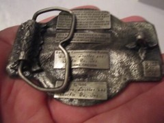 1980 MOUNT ST HELENS BELT BUCKLE – HEAVY METAL – GW13