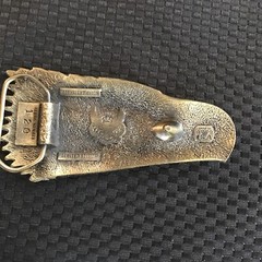 Vtg. 1979 Eagle Belt Buckle The Great American Buckle Co. #120 Brass USA mk