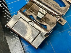 See Through Replacement Ratchet Style Vintage Belt Buckle