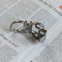 Salvatore Ferragamo Alloy Horseshoe Buckle for 34-35mm leather strap Silver